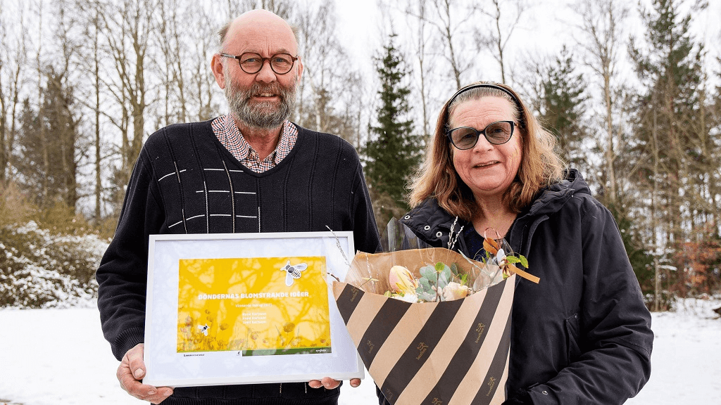 Foto av Jordbruksaktuellt: Vinnaren av Böndernas Blomstrande Idéer 2021 är Rune, Irene och Sven Karlsson
