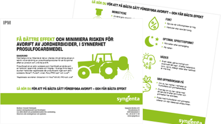 Infoblad - så gör du för att på bästa sätt förebygga avdrift – och får bästa effekt