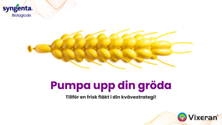 VIXERAN - pumpa upp din gröda