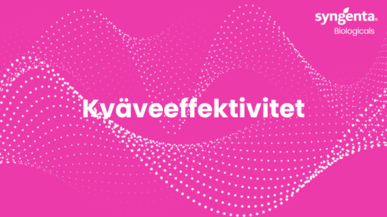 Kväveeffektivitet (NUE)  Optimal utnyttjande av kväve i lantbruksgrödor​